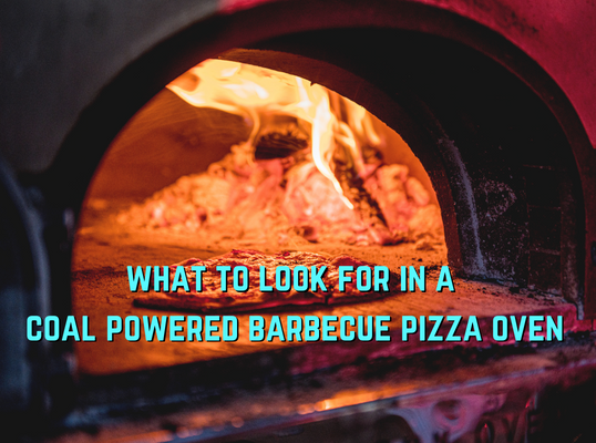 what to look for in a coal powered barbecue pizza oven